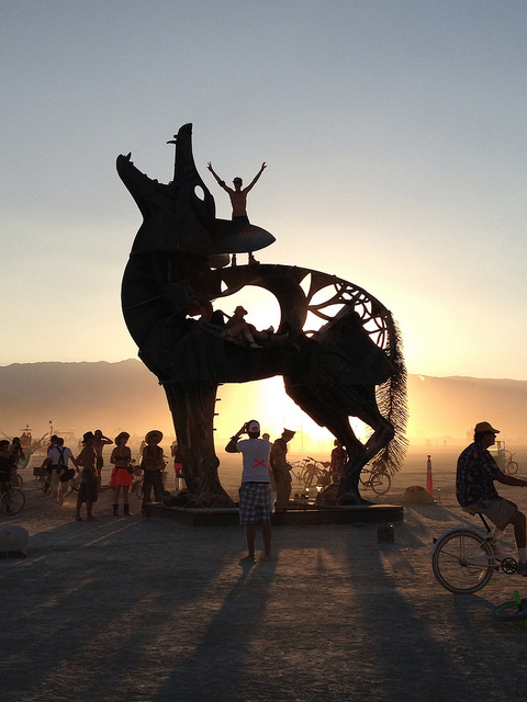 Vain mielikuvitus on rajana Burning Man -festareilla (Kuva: Bexx Brown-Spinelli CC BY-ND 2.0)