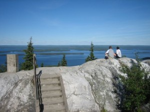 Järvimaisema Kolin kansallispuistossa