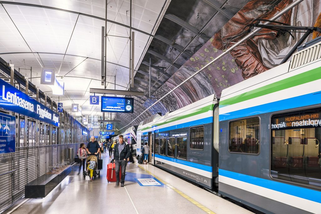 Lentoaseman rautatieasema Helsinki-Vantaalla