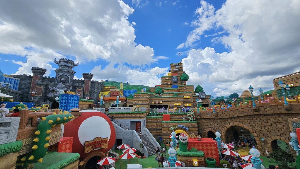 Super Nintendo World -teema-alue Universalin Epic Universe -puistossa Orlandossa